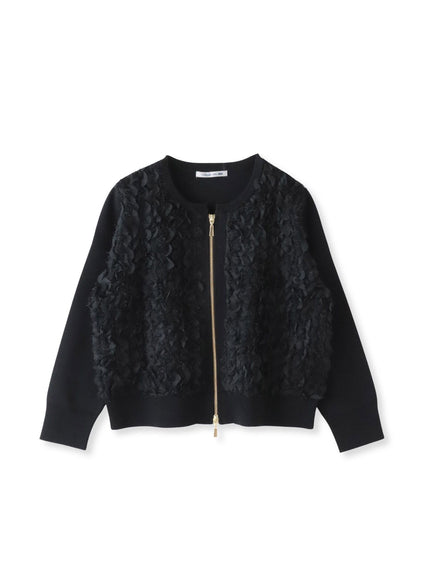 FAIRY AIRYジップカーディガン