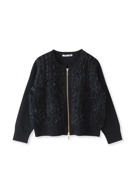 FAIRY AIRYジップカーディガン
