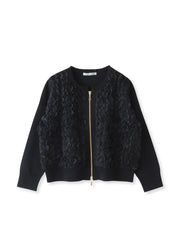 FAIRY AIRYジップカーディガン