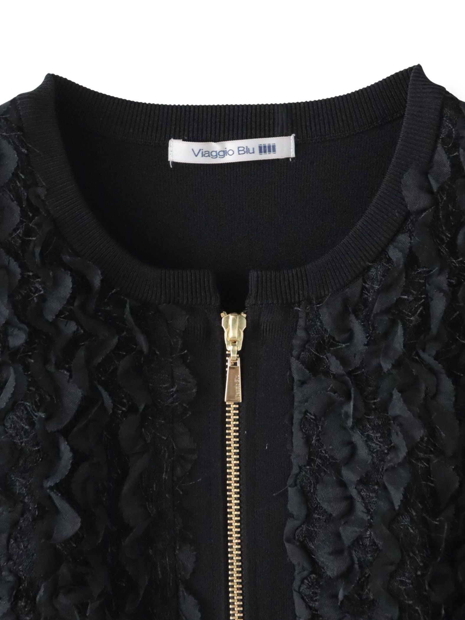 FAIRY AIRYジップカーディガン