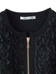 FAIRY AIRYジップカーディガン