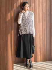 モナコツィードブラウス≪手洗い可能≫