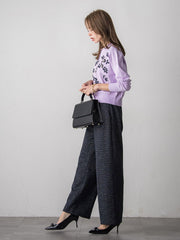 【新色追加】ボタニカルモチーフ刺繍カーディガン