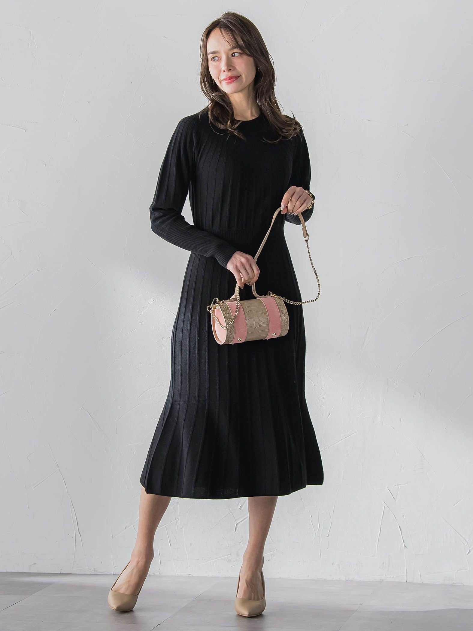 ニットワンピース