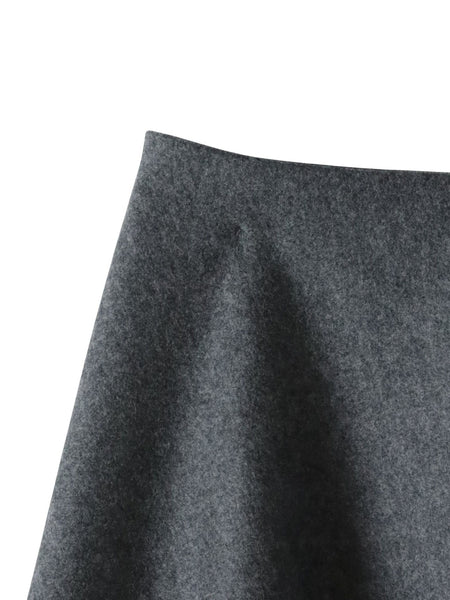 メルトンサーキュラースカート