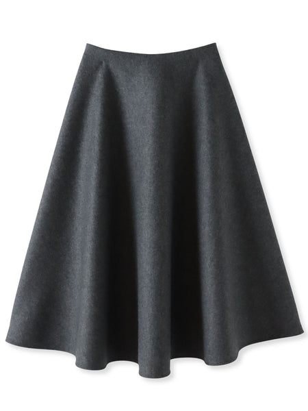 メルトンサーキュラースカート