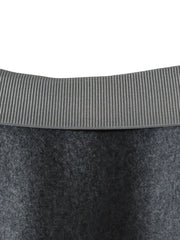 メルトンサーキュラースカート