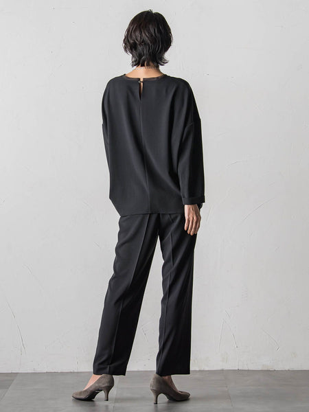 ハイストレッチカルゼストレートパンツ