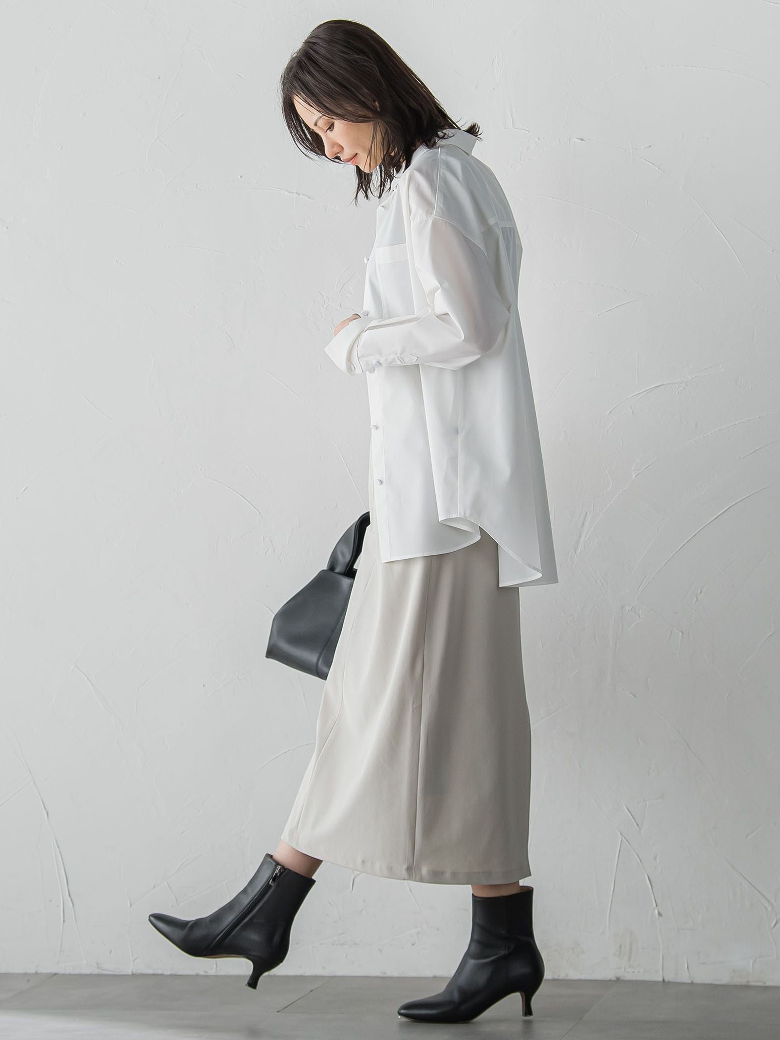 【WEB限定】Active Beautyナロースカート≪洗濯機で洗える≫