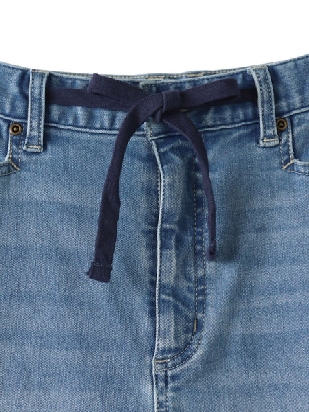 【WEB限定】裏起毛デニムワイドパンツ