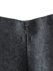 メルトンサーキュラースカート