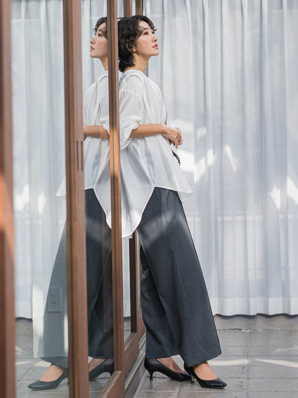 【WEB限定】シルキーローンブラウス