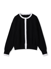 【WEB限定】クルーネックカーディガン≪11号あり/洗える≫