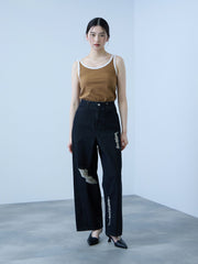 バイカラーパイピングタンクトップ