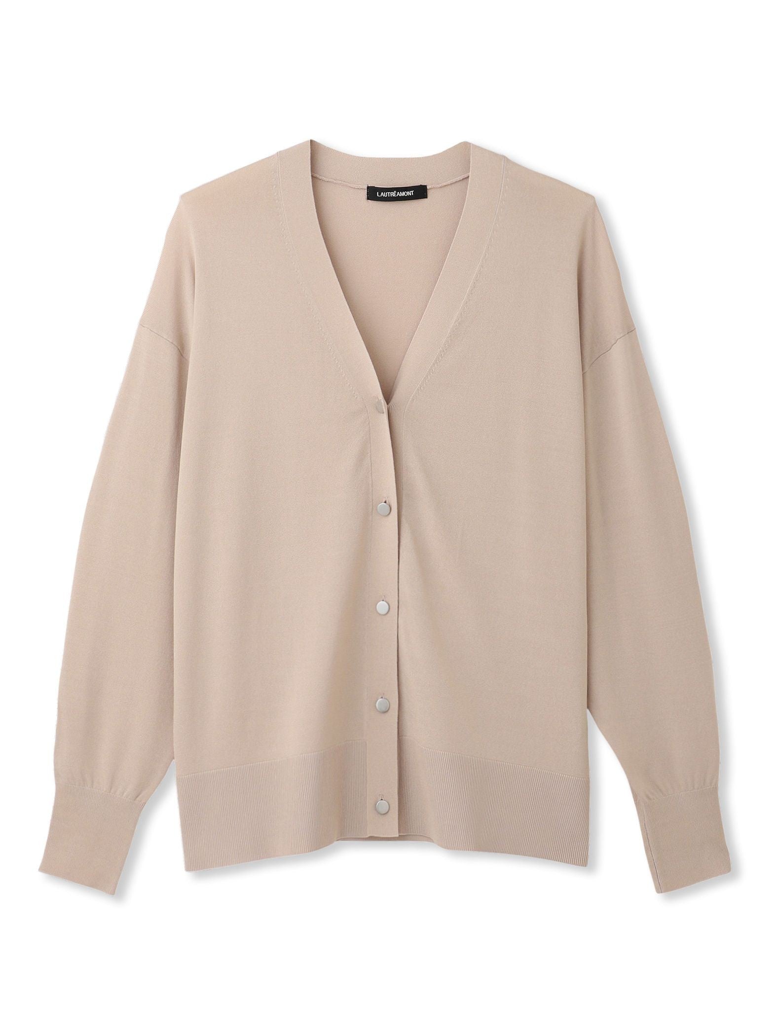 Vネックニットカーディガン≪手洗い可能≫