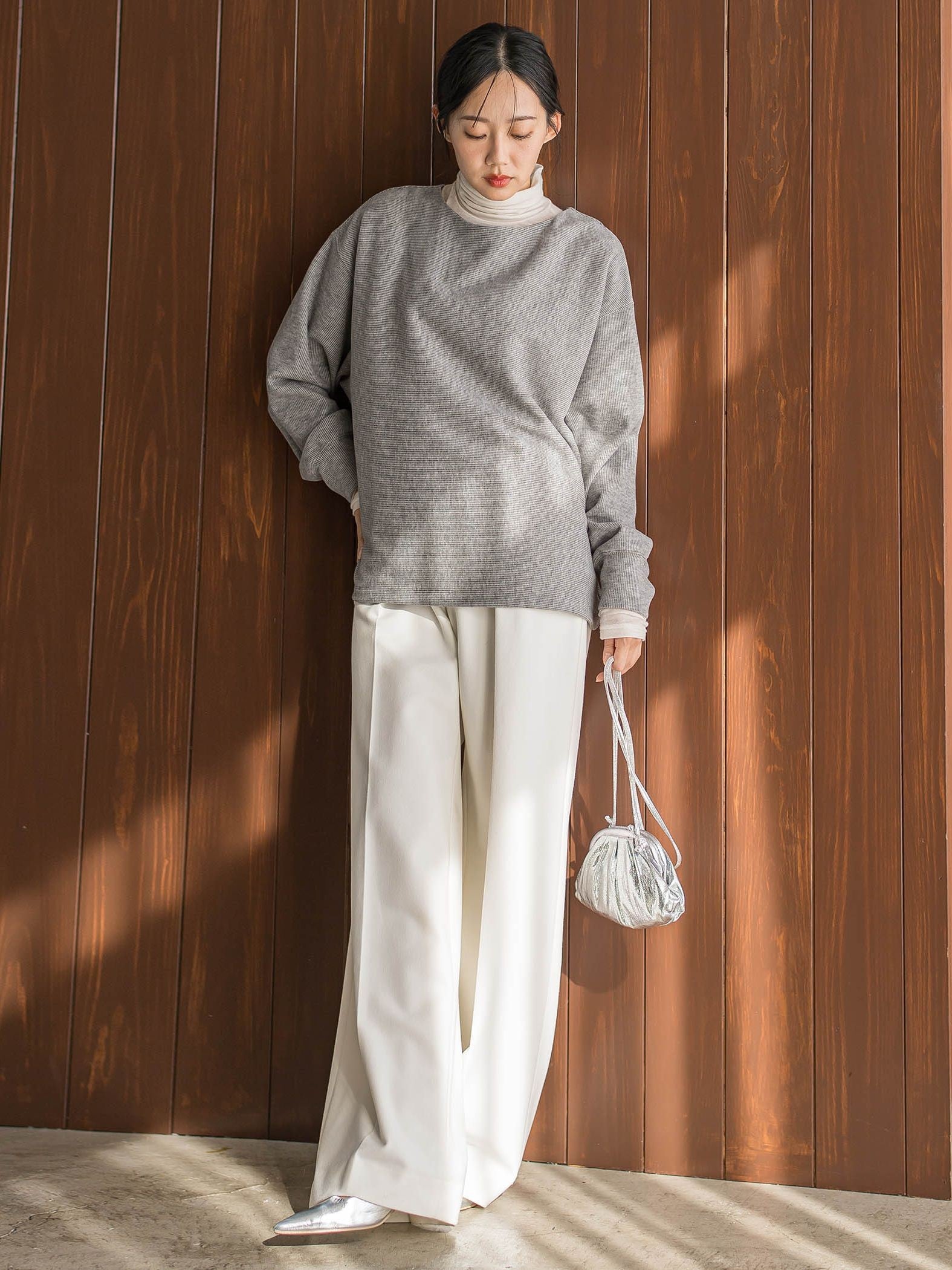 【新色追加】両面起毛ストレッチパンツ≪洗濯機で洗える≫