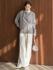 【新色追加】両面起毛ストレッチパンツ≪洗濯機で洗える≫