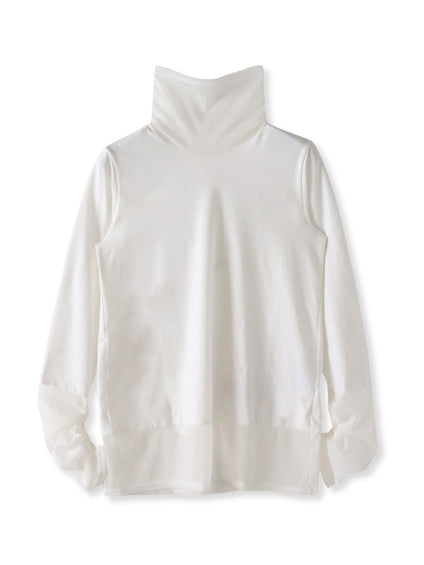 シアー切り替えカットソー