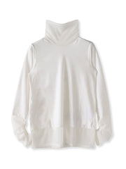 シアー切り替えカットソー