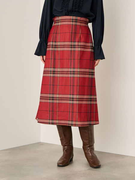 ブラッシュバックストレッチイージースカート≪洗濯機で洗える≫