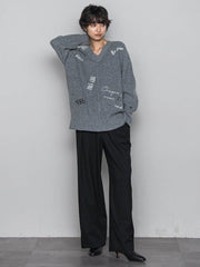 【一瞬で楽とキレイを叶える】裏起毛イージーワイドパンツ≪手洗い可能≫