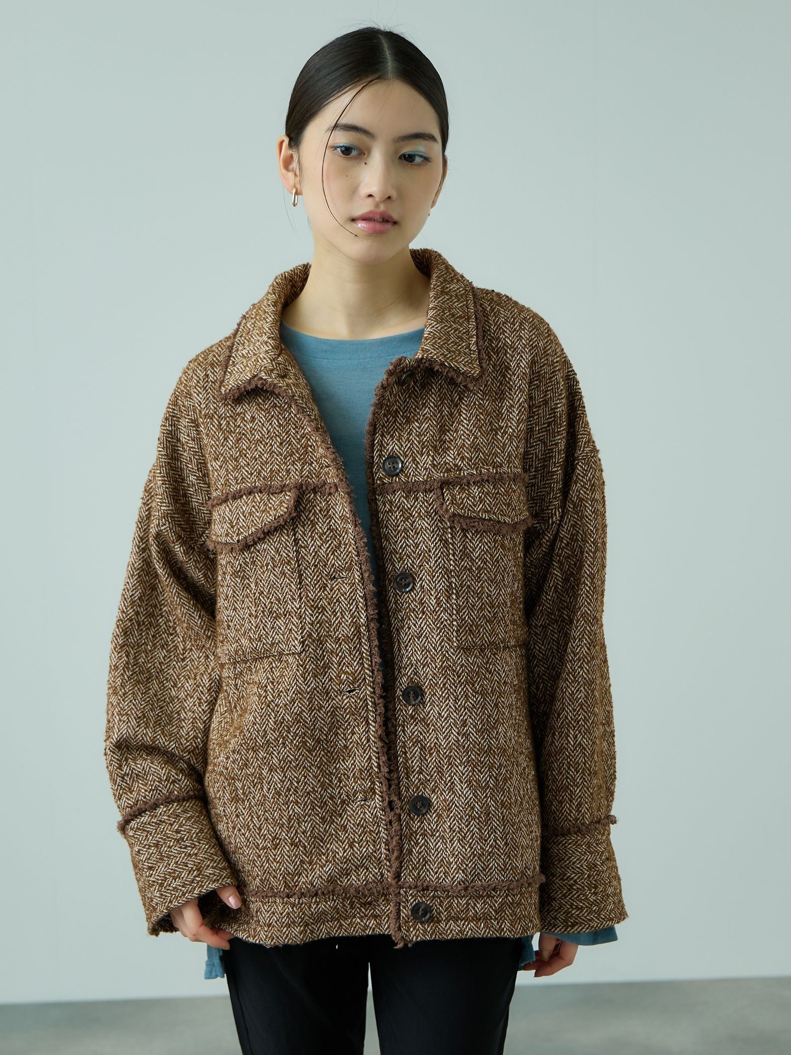 MIXツィードCPOジャケット