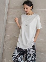 【WEB限定】”細身パンツも怖くない”Tシャツチュニック