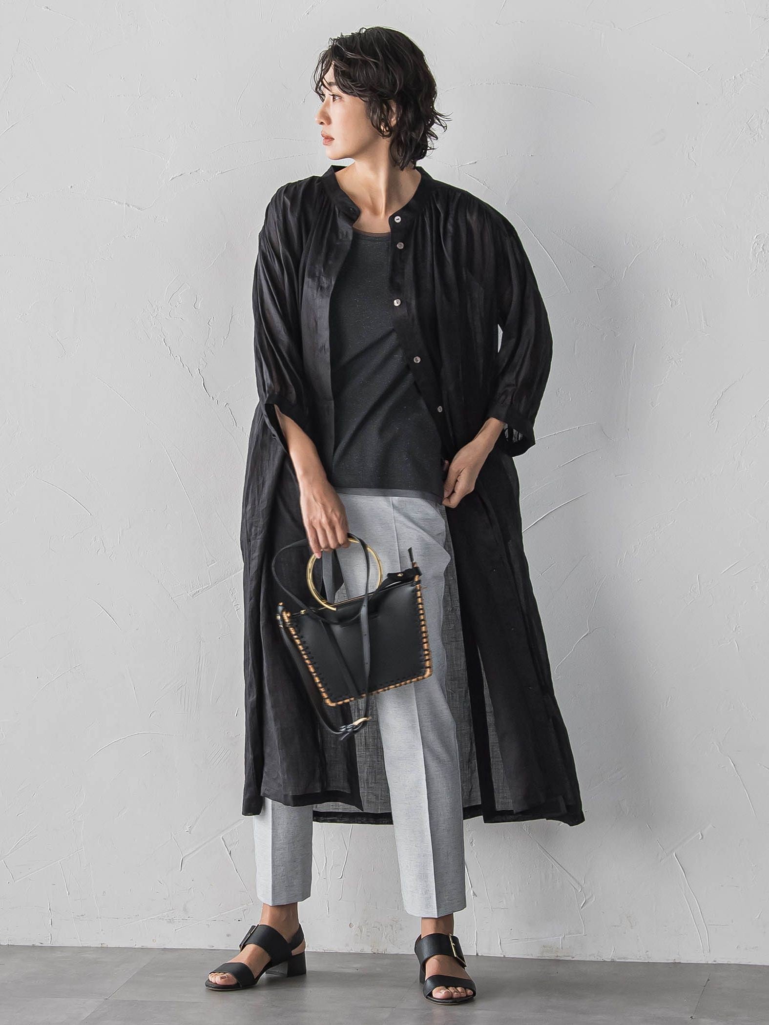 【大きいサイズ】ラメテレコタンクトップ