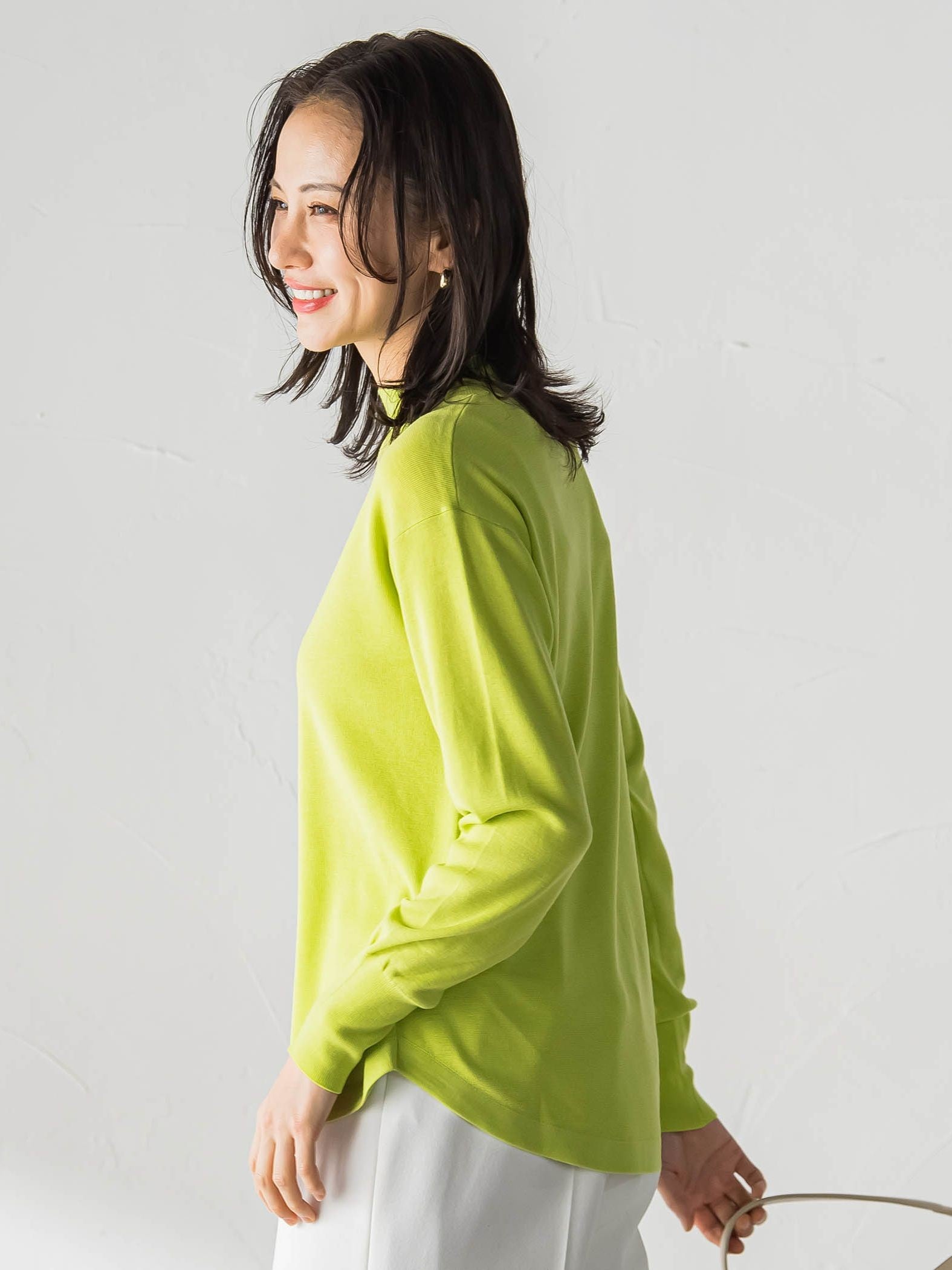 Brisbane ハイネックロングプルオーバー≪11号あり≫