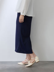 ミドルリブナロースカート≪洗濯機で洗える≫