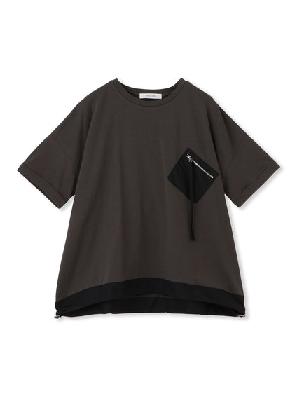 【WEB限定】配色ポケットTシャツ≪洗濯機で洗える≫