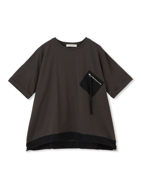 【WEB限定】配色ポケットTシャツ≪洗濯機で洗える≫
