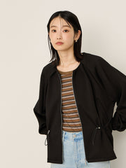 ダンボールドローコードブルゾン≪手洗い可能≫
