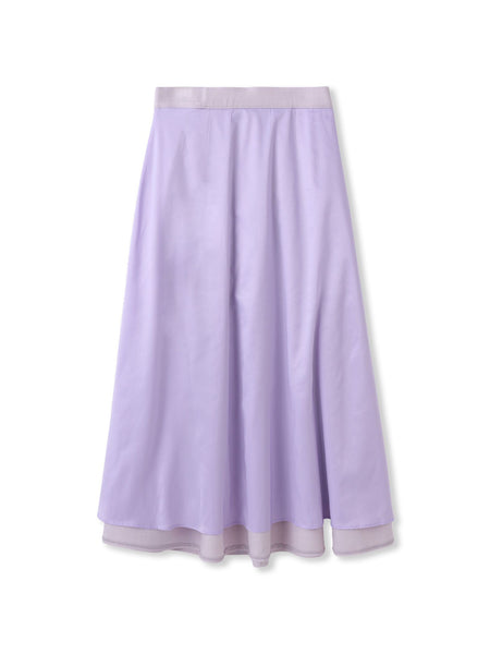 ウールブレンドストレッチフレアスカート≪セットアップ対応/手洗い可能≫