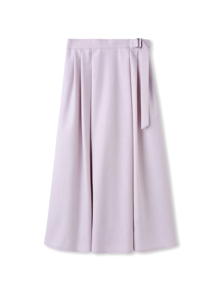 ウールブレンドストレッチフレアスカート≪セットアップ対応/手洗い可能≫