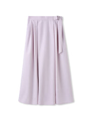 ウールブレンドストレッチフレアスカート≪セットアップ対応/手洗い可能≫