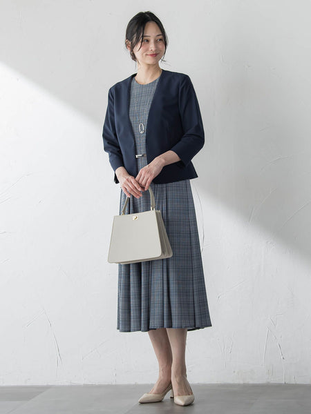 ジャージーノーカラージャケット