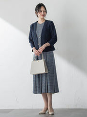 ジャージーノーカラージャケット