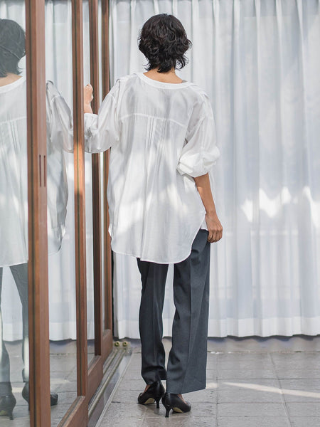 【WEB限定】シルキーローンブラウス