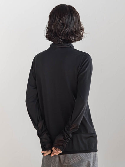 シアー切り替えカットソー