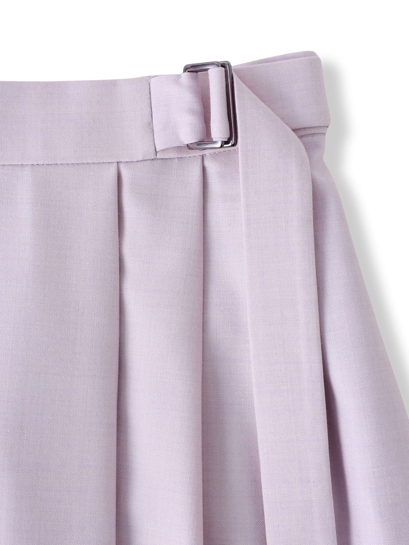 ウールブレンドストレッチフレアスカート≪セットアップ対応/手洗い可能≫