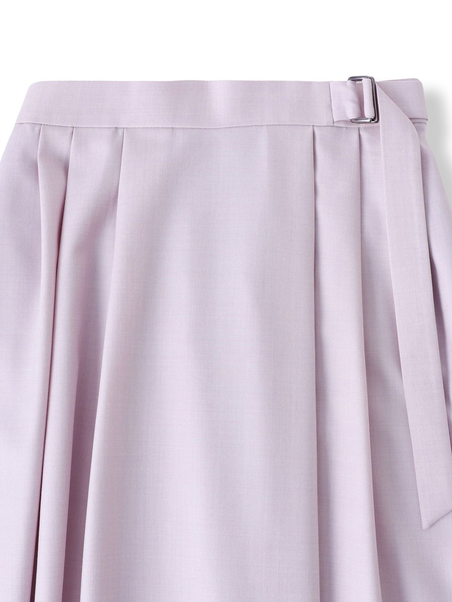 ウールブレンドストレッチフレアスカート≪セットアップ対応/手洗い可能≫