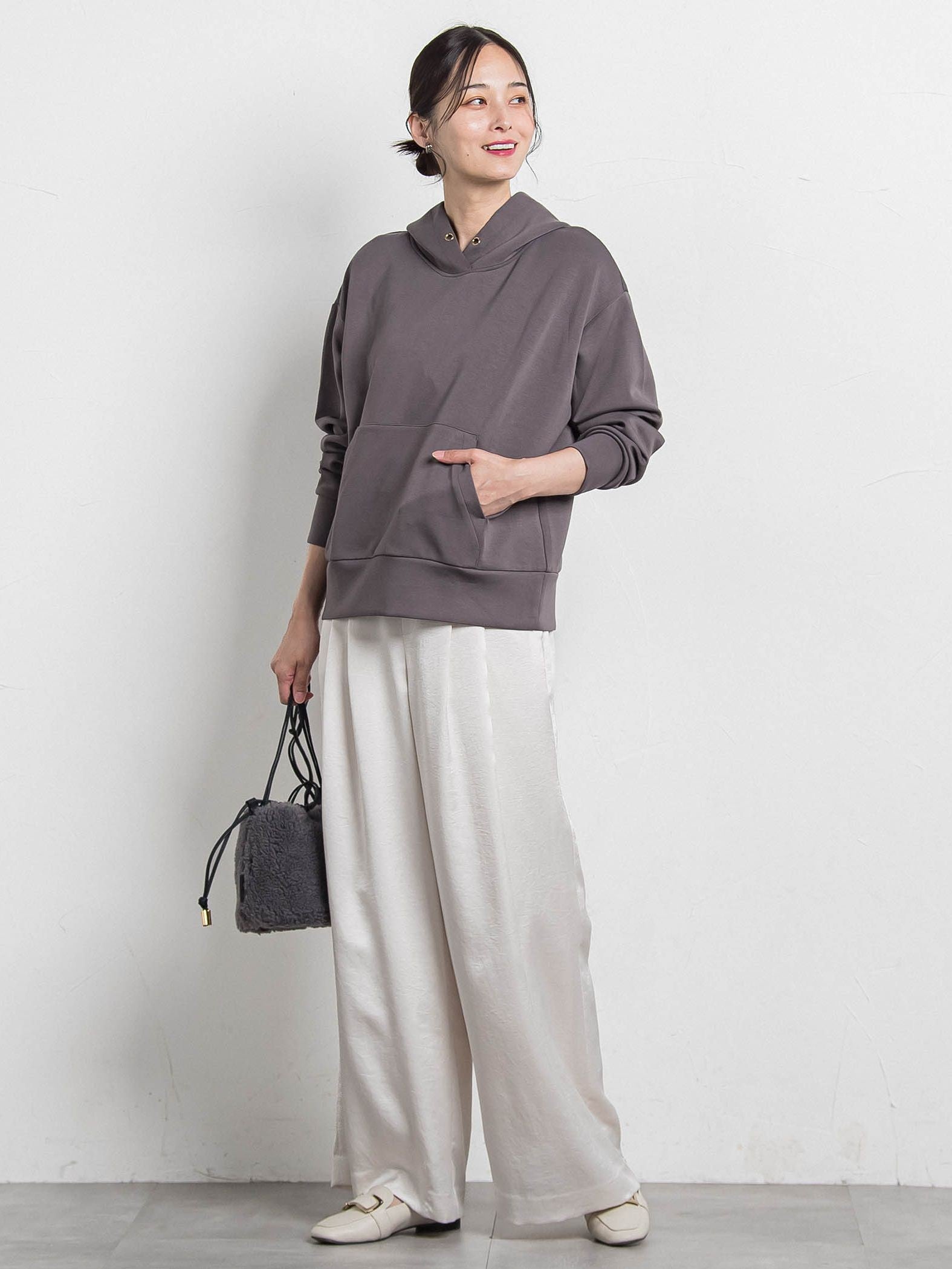 【WEB限定】【VIOLAd'ORO】ボア巾着ミニバッグ　ELMO / V-8925