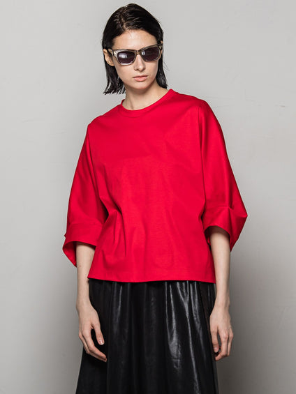 【RE STOCK】80smooth ジャージーラグランスリーブトップ