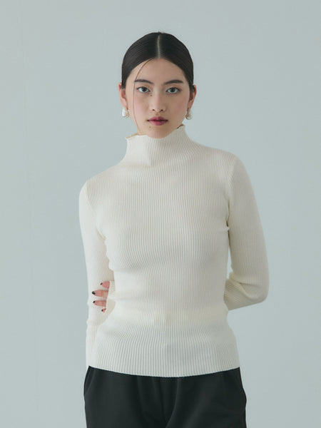 サムホールハイネックニットプルオーバー≪手洗い可能≫