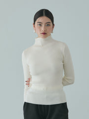 サムホールハイネックニットプルオーバー≪手洗い可能≫