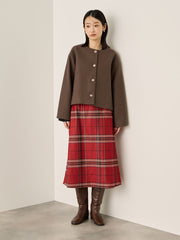 ブラッシュバックストレッチイージースカート≪洗濯機で洗える≫