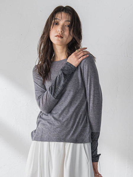 2WAYラメカフスインナー≪洗濯機で洗える≫