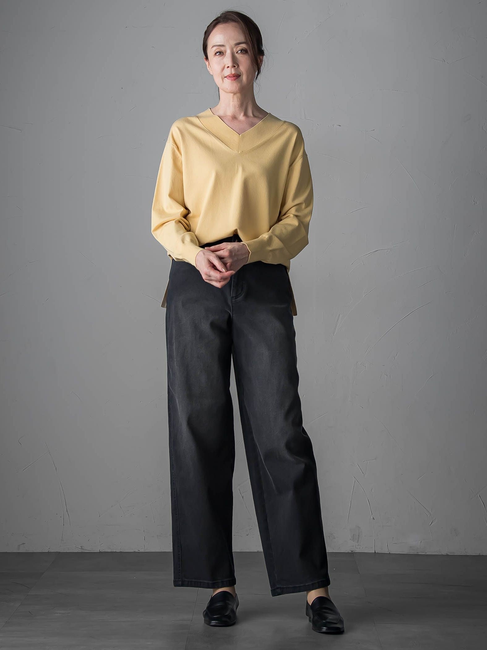 ”暖かさも洒落感も”裏起毛デニム