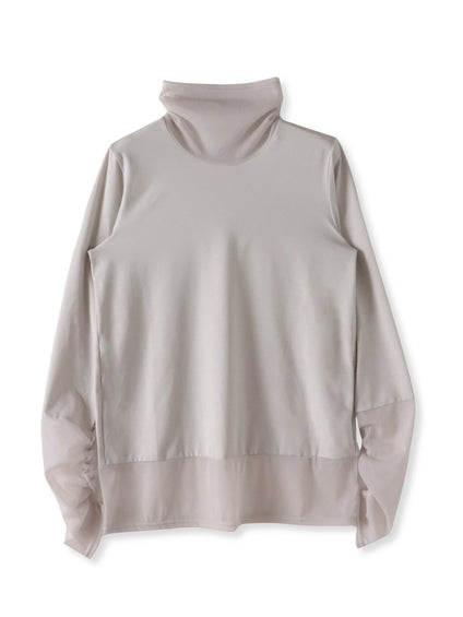 シアー切り替えカットソー